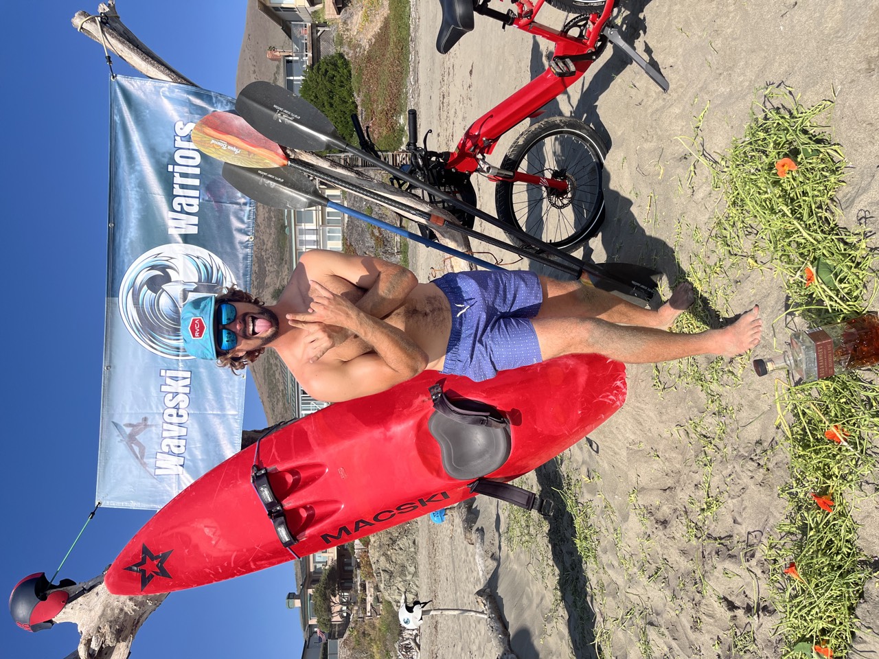 Waveski Warriors surf team