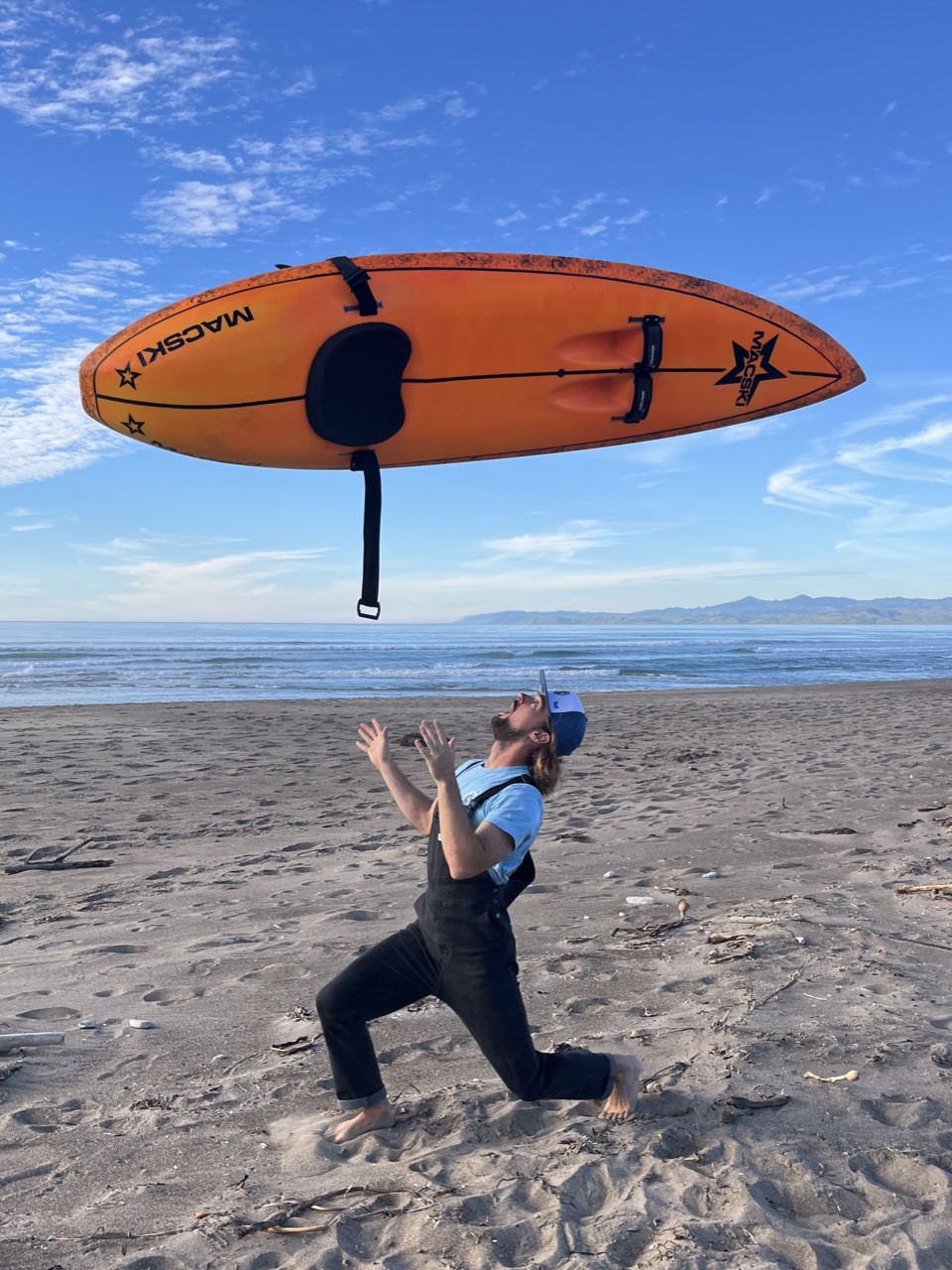 Waveski Warriors competing